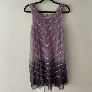 Soft Surroundings Purple Ombré La Jolla Dress